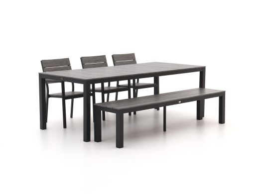 Bellagio Fidenza 220 cm Gartenmöbel-Set mit Sofa 5-Teilig Stapelbar