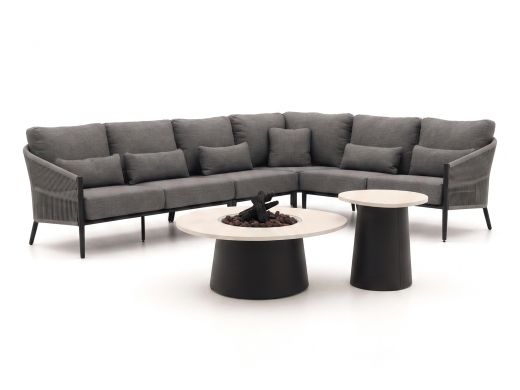 Bellagio Mineo/Cosidune Ecklounge-Set mit Feuertischen 6-teilig