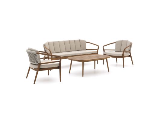 Bellagio Brasimone Sessel-Sofa Lounge-Set 4-teilig