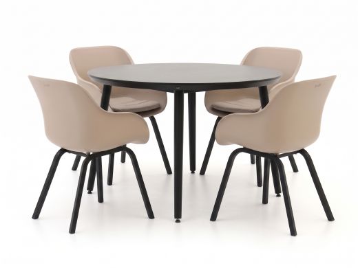 Hartman Le Soleil Element/Sophie Studio ø 128 cm Gartenmöbel-Set 5-teilig