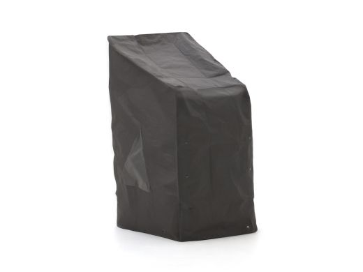 Kees Smit Gartenmöbelabdeckung stapelbare Stühle 66x66x88/128 cm - Grau (für 4–6 Stühle)