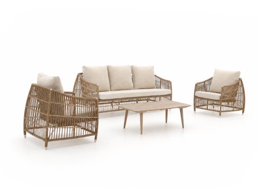 Manifesto Ortello/ROUGH-K Sessel-Sofa-Lounge-Set 4-teilig 5-Sitzer