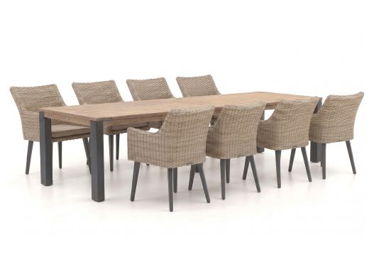 Manifesto Matese/ROUGH-S 300 cm Gartenmöbel-Set 9-teilig