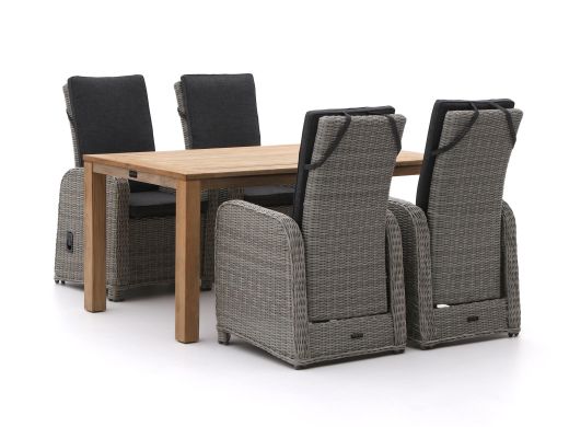Intenso Umbria/ROUGH-S 160 cm Gartenmöbel-Set 5-teilig verstellbar