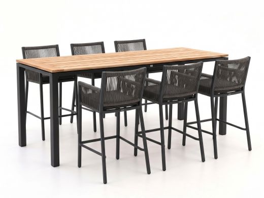 Manifesto Rivola/Linosa 225 cm Gartenbar-Set 7-teilig