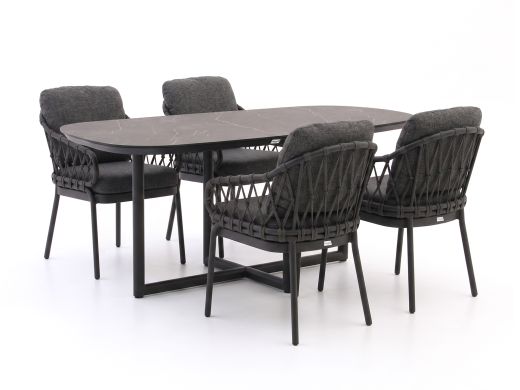 Tierra Outdoor Natal/Rivera 180 cm Gartenmöbel-Set 5-teilig