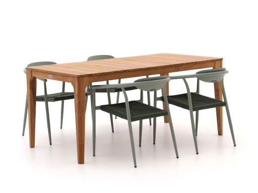 Manifesto Cavone/Bruca 170 cm Gartenmöbel-Set 5-teilig stapelbar