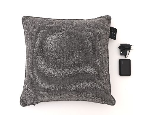 Cosipillow Wärmekissen 50x50 cm - Teddy Grey (inkl. Powerbank & Adapter)