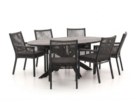 Manifesto Rivola/Fidenza oval 180 cm Gartenmöbel-Set 7-teilig