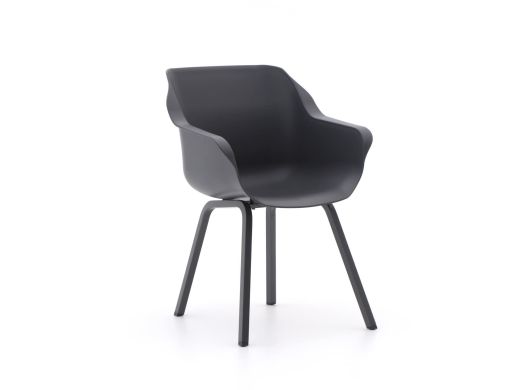 Hartman Sophie Element Gartenstuhl - Grau - Anthrazit - Kunststoff