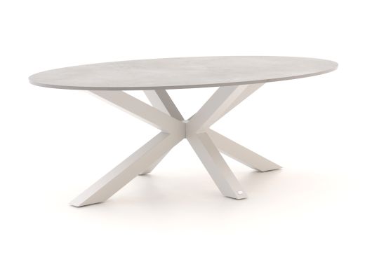 Bellagio Induno Ellips Gartentisch 200x110 cm