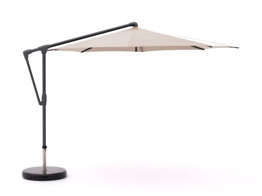 Glatz Sunwing Casa Ampelschirm ø 330 cm - Taupe (151) (inkl. Shadowline Sonnenschirmständer 90 kg) (inkl. Schutzhülle)