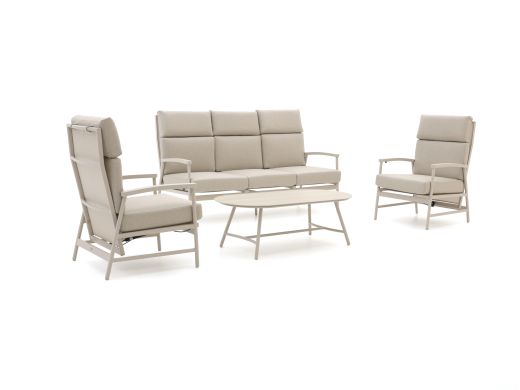 Bellagio Bondeno Sessel-Sofa Lounge-Set 4-teilig