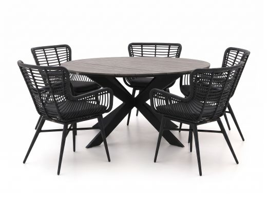 Intenso Asti/Fidenza ø 149 cm Gartenmöbel-Set 6-teilig