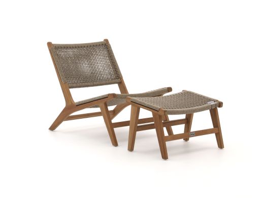 Bellagio Elcito Gartensessel mit Hocker