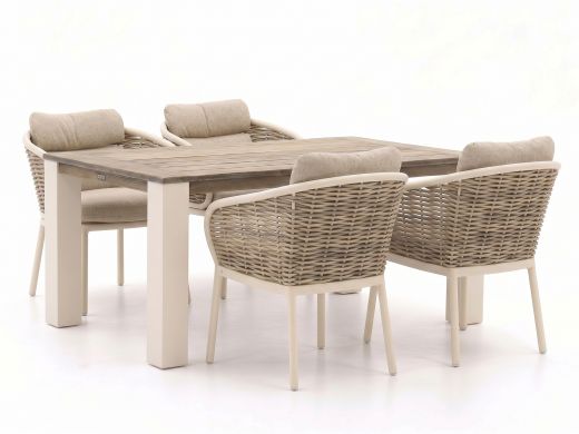 Apple Bee Pine Key/ROUGH-X 180 cm Gartenmöbel-Set 5-teilig
