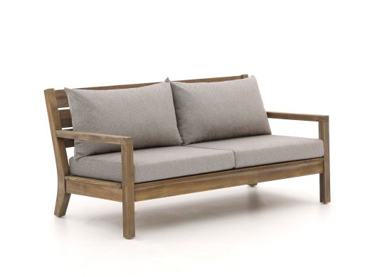 ROUGH Batang Gartensofa 160 cm - Old Teak Greywash (inkl. Kissen Storm Sand)