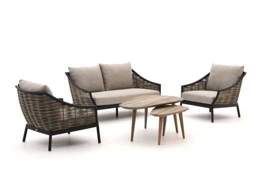 Apple Bee Milou/ROUGH-K Sessel-Sofa Lounge-Set 5-teilig