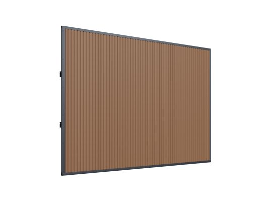 WPC-Wand 360 cm für Cedrino Pergola 400/530x360x255 cm