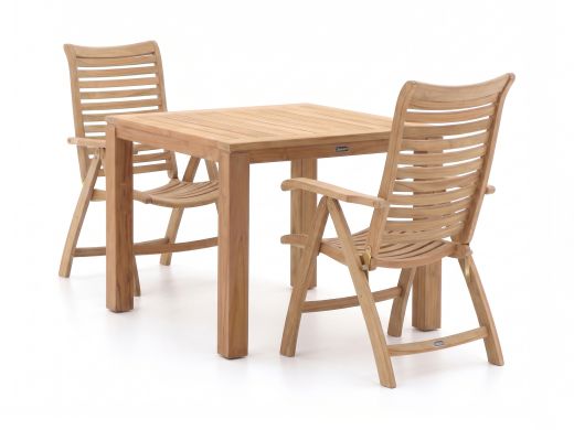 Sunyard Corby/Buxton 90 cm Gartenmöbel-Set 3-teilig verstellbar