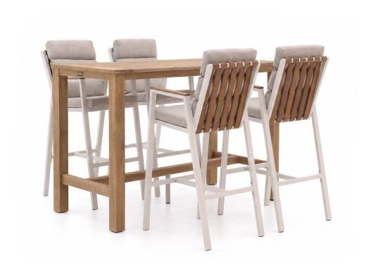 Bellagio Bertinoro/ROUGH-X 135 cm Gartenbar-Set 5-teilig stapelbar