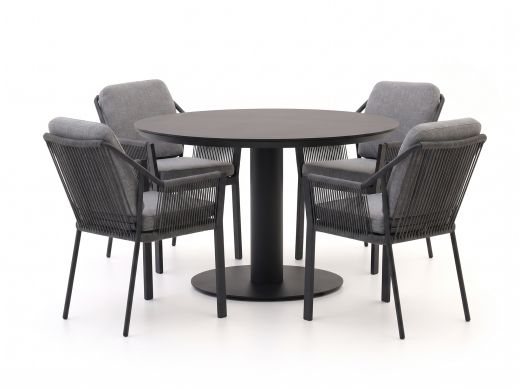 Tierra Outdoor Liv/La Fonte ø 120 cm Gartenmöbel-Set 5-teilig