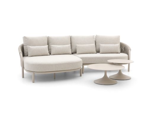 SUNS Feroli/Nova Chaiselongue Lounge-Set 4-teilig rechts