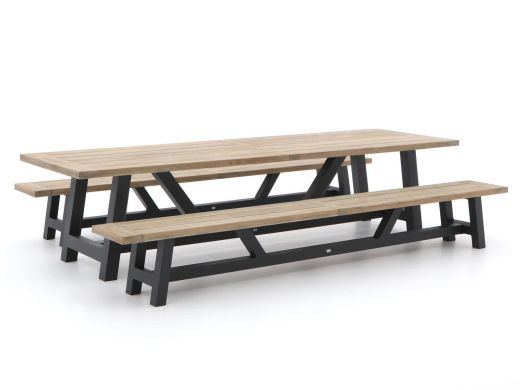 Bellagio Bresimo 330 cm Picknick Sitzgruppe 3-teilig