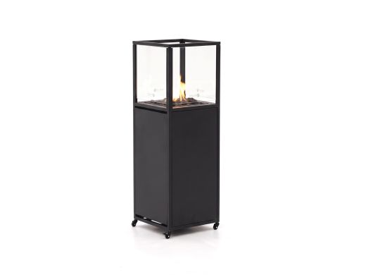 Cosipillar Dome Feuersäule 40x40x116 cm - Black