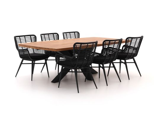 Intenso Asti/ Induno Dänisch oval 240 cm Gartenmöbel-Set 7-teilig