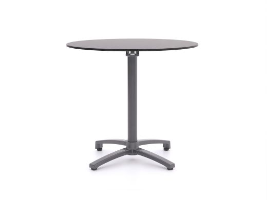Bellagio Canzo Gartentisch klappbar ø 80 cm (h: 73 cm) - Kunststoff