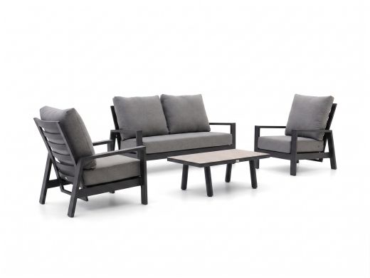 Tierra Outdoor Musone Sessel-Sofa Lounge-Set 4-teilig 4-Sitzer verstellbar