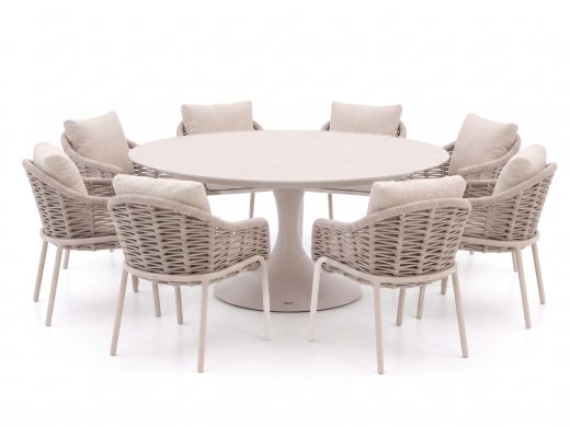 SUNS Casto/Nova ø 170 cm Gartenmöbel-Set 9-teilig