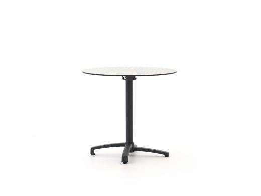 Bellagio Canzo Gartentisch klappbar ø 80 cm (h: 73 cm)