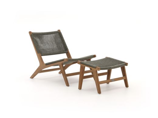 Bellagio Elcito Gartensessel mit Hocker