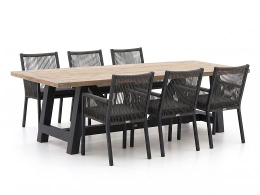 Manifesto Rivola/Bresimo 260 cm Gartenmöbel-Set 7-teilig