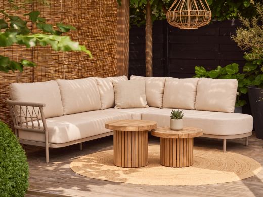 Tierra Outdoor Marapa Loungetisch ø 55 cm (h: 38 cm) - Teakholz