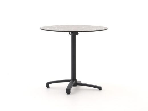 Bellagio Canzo Gartentisch klappbar ø 80 cm (h: 73 cm)