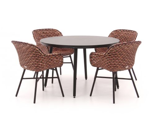 Hartman Delphine/Sophie Studio ø 128 cm Gartenmöbel-Set 5-teilig