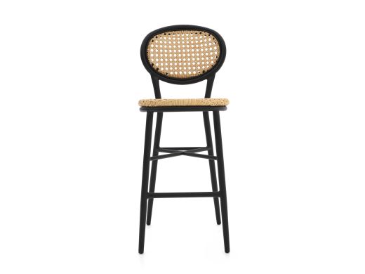 Forza Tovel Barhocker Outdoor stapelbar - Taupe - Beige - Braun - Polyrattan