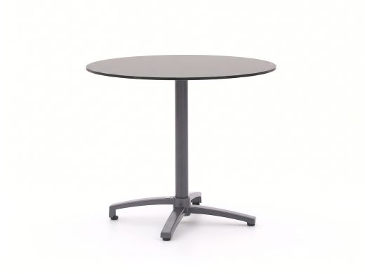 Bellagio Canzo Gartentisch klappbar ø 80 cm (h: 73 cm) - Kunststoff