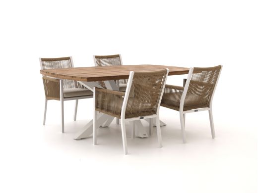 Manifesto Rivola/Induno dänisch oval 180 cm Gartenmöbel-Set 5-teilig