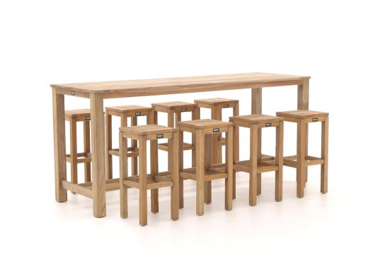 ROUGH-X 240 cm Gartenbar-Set 9-teilig