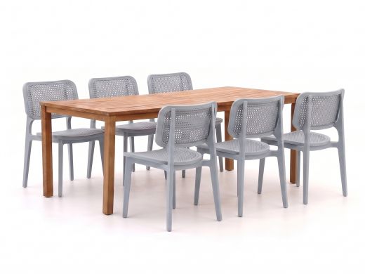 Forza Xitta/Liverpool 210 cm Gartenmöbel-Set 7-teilig