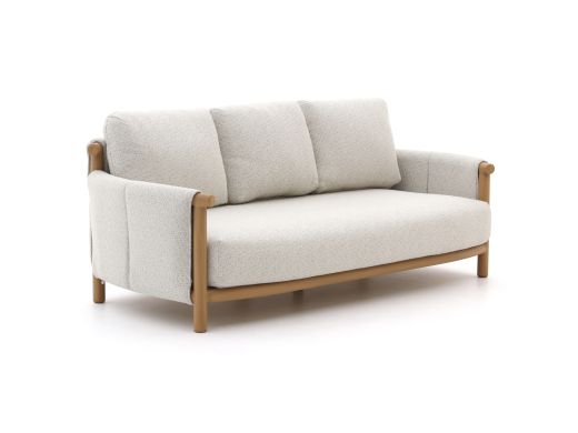 Bellagio Calcinelli Gartensofa 3-Sitzer 209,5 cm - Teak Look (inkl. Kissen Natural)