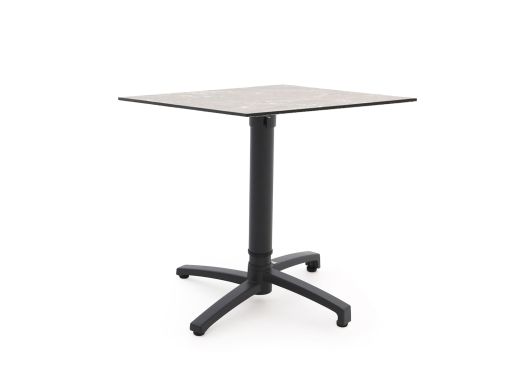 Bellagio Canzo Gartentisch klappbar 80x80x73/109 cm verstellbar