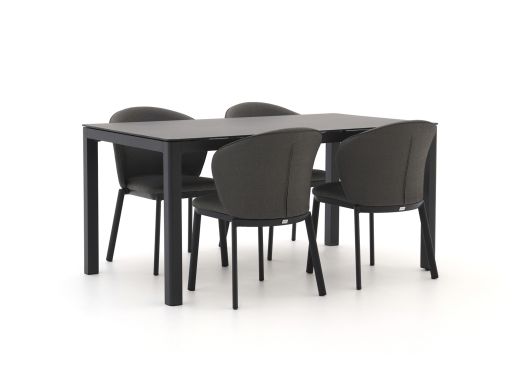 Bellagio San Lupo/La Fonte 160 cm Gartenmöbel-Set 5-teilig
