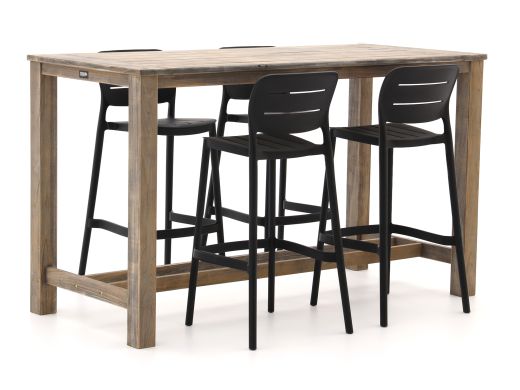 Forza Pazzia/ROUGH-X 180 cm Gartenbar-Set 5-teilig stapelbar