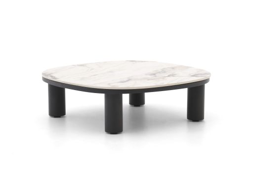 Bellagio Gorizia Lounge Gartentisch 90x90x27 cm - Sintered stone