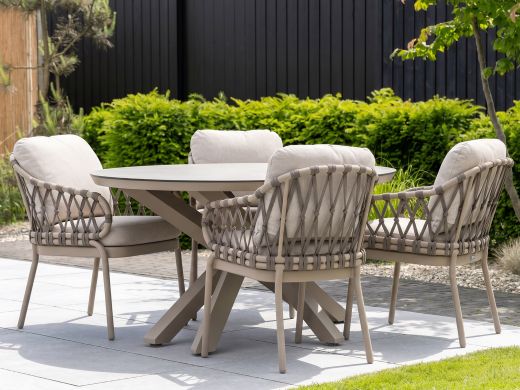 Tierra Outdoor Oblong Gartentisch 200x110x75 cm - Kunststoff